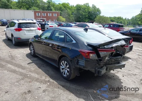 2025 Honda Civic Lx z USA, uszkodzony, nr VIN 2HGFE2F29SH570109